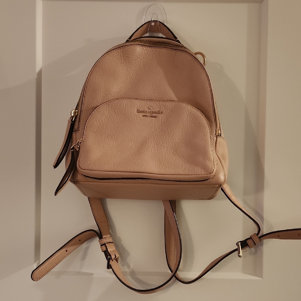 Kate Spade Baby Pink  Leather Backpack